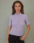 Hearts in a Row Knit Polo