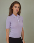 Hearts in a Row Knit Polo