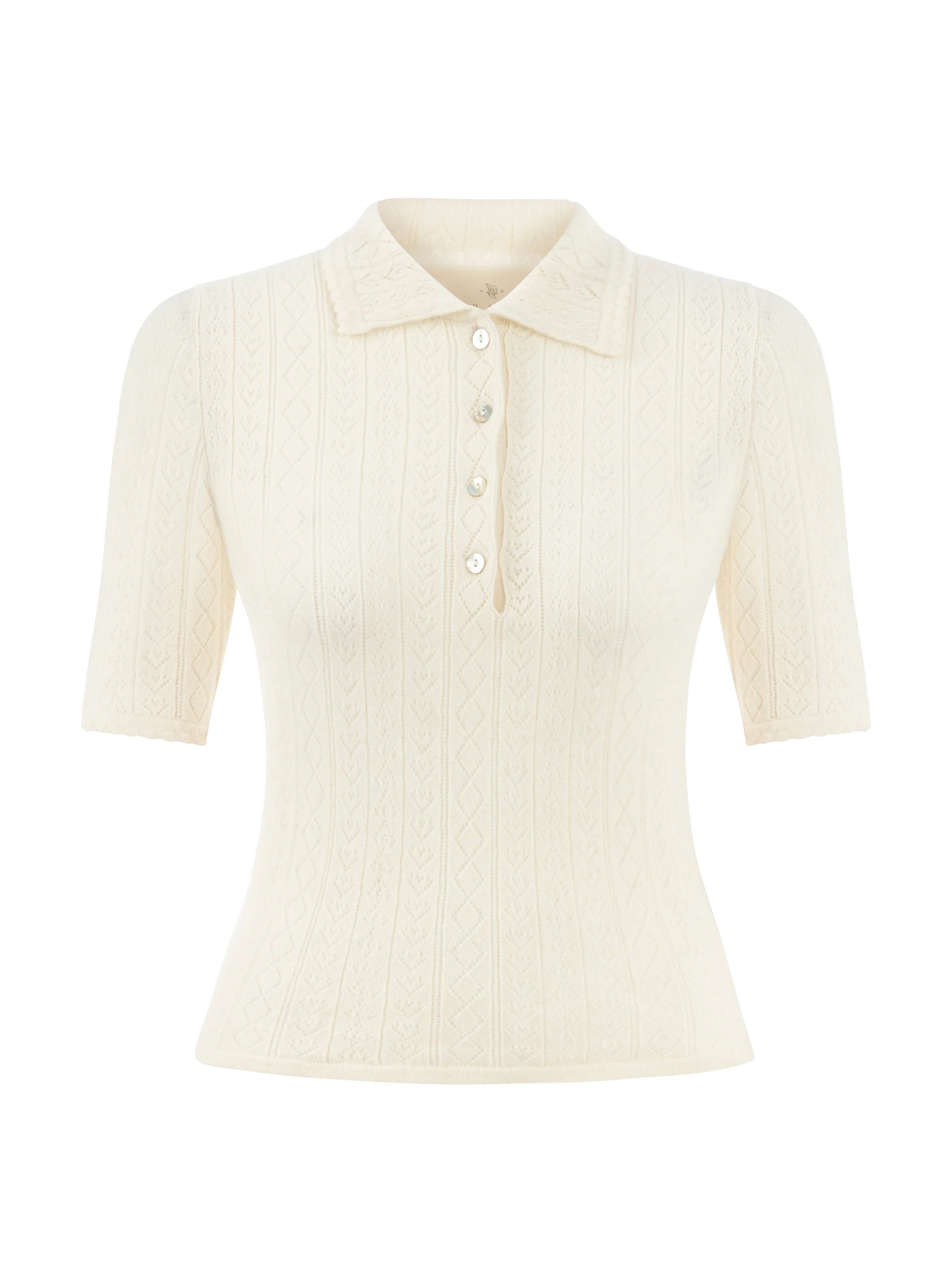 Hearts in a Row Knit Polo