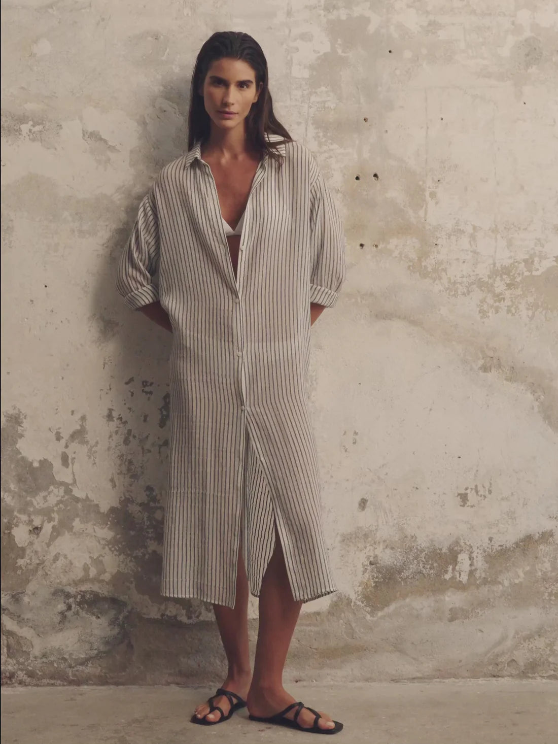 Voyage Cotton Shirt Dress