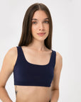 Organic Cotton Low Back Sports Bra