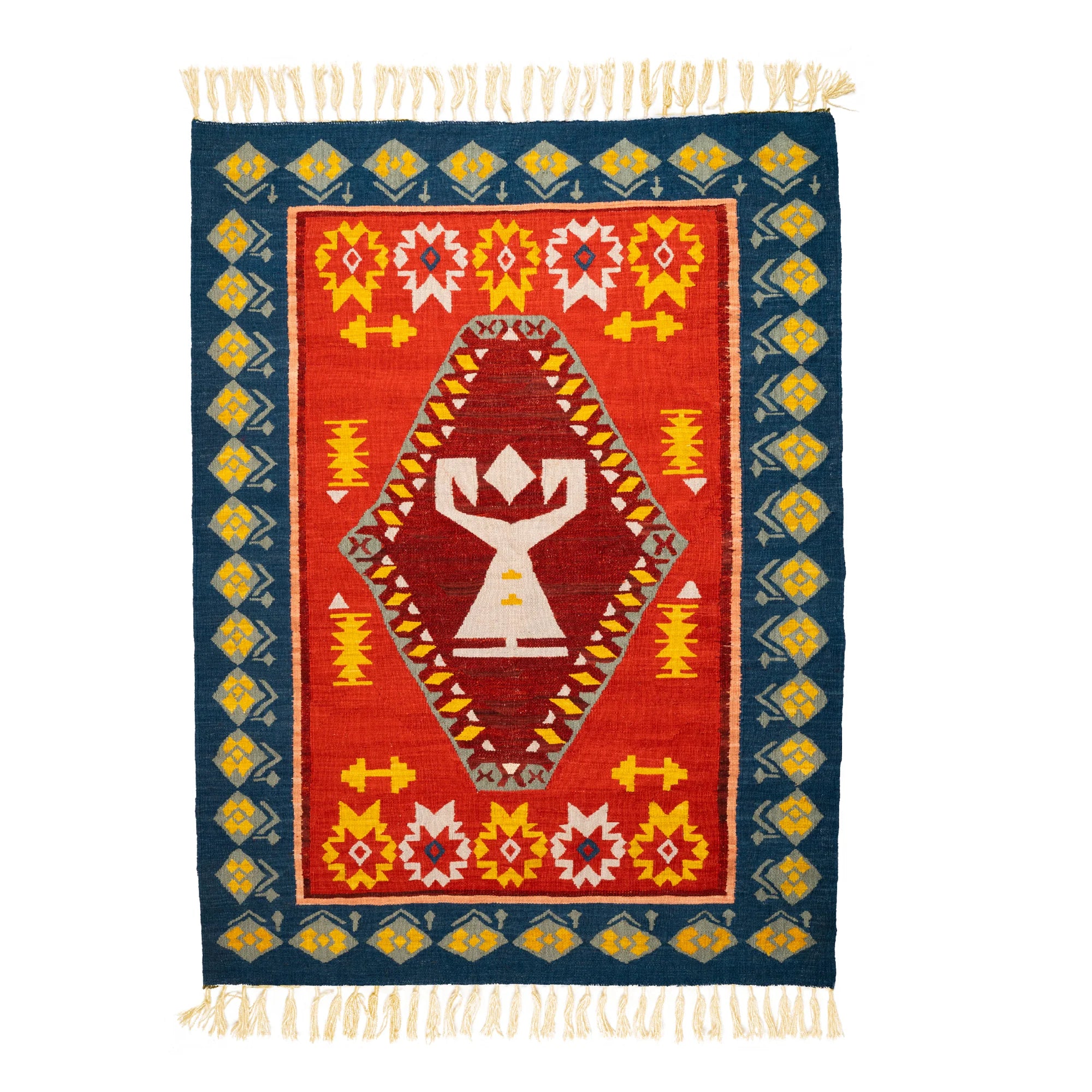 The Symbols of Change Handwoven Carpet