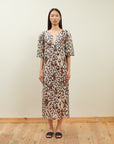 Leopard Kaftan Dress