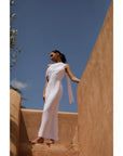 Random Words Linen Dress