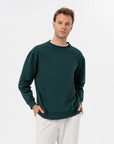 Organic Cotton Crew Neck Sweatshirt