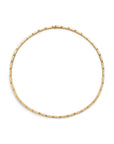 Platonic Solids Bar Link Gold Necklace