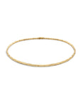 Platonic Solids Bar Link Gold Necklace