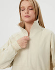 Organic Cotton High Collar Sweatshirt