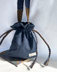 Mah-Roc x Simple As Is - Navy Mini Linen Bag