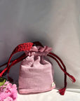 Mah-Roc x Simple As Is - Pink Mini Linen Bag