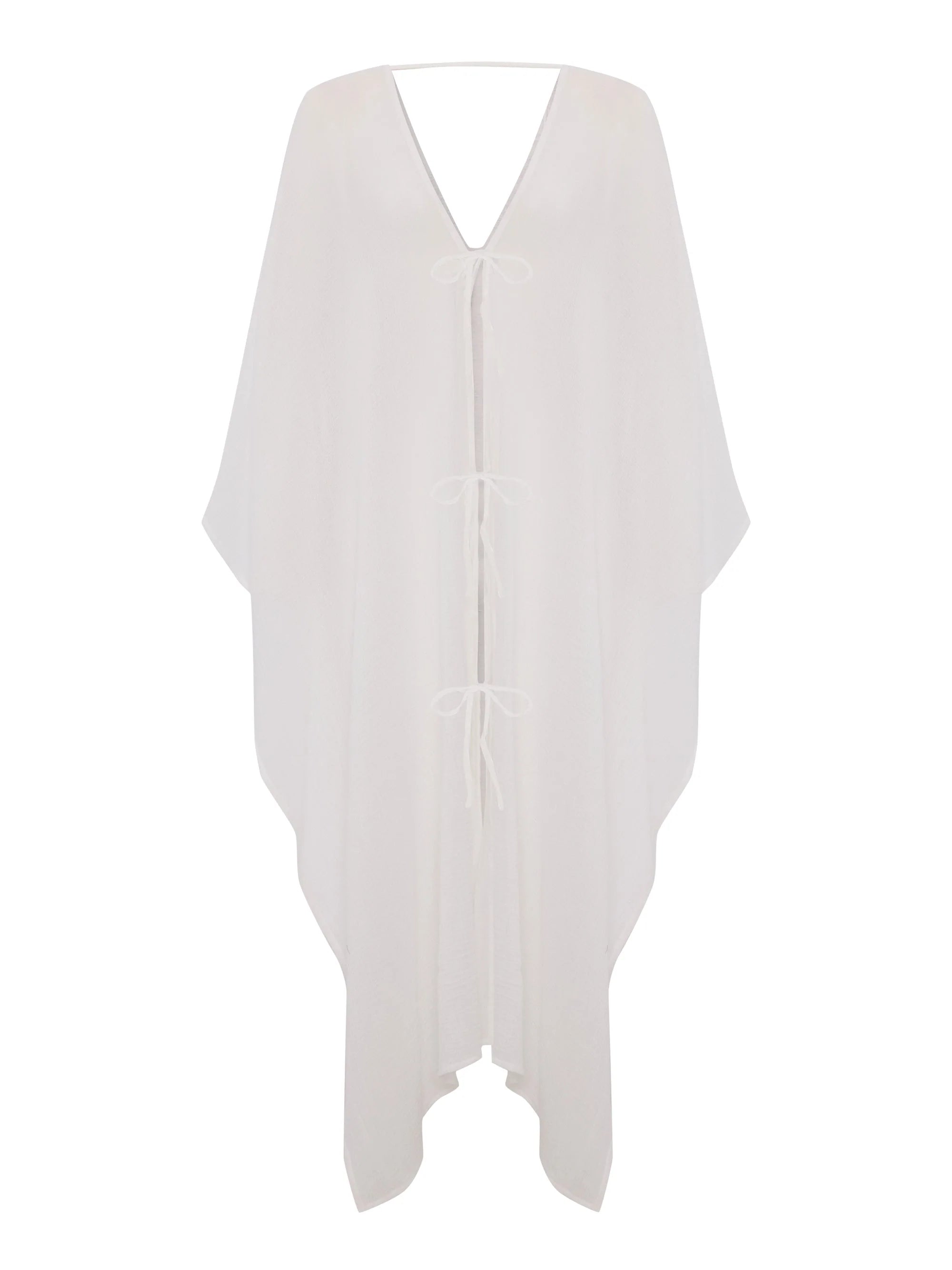 Bodrum Ties Cotton Kaftan