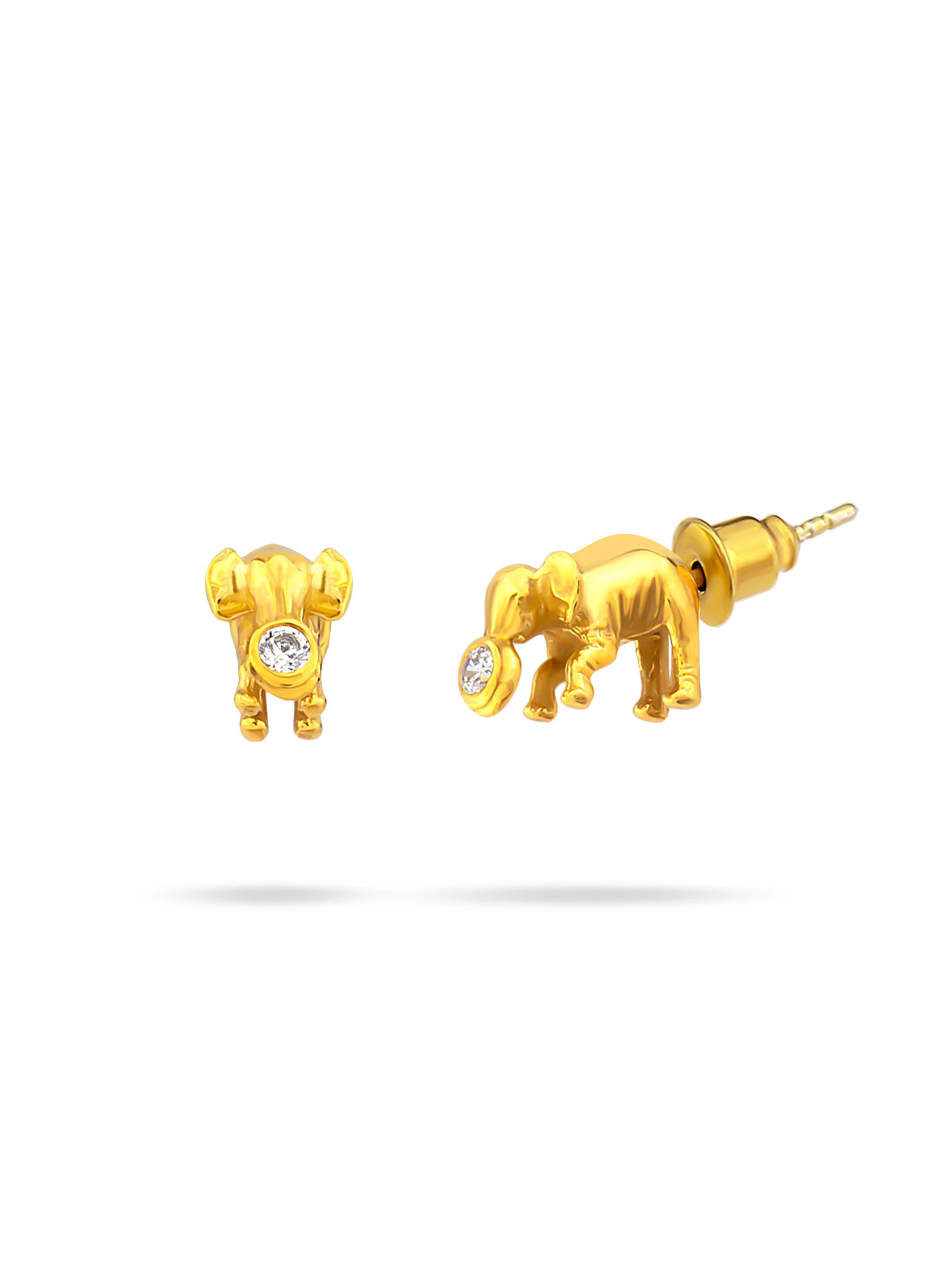 Mini Elephantes Earrings