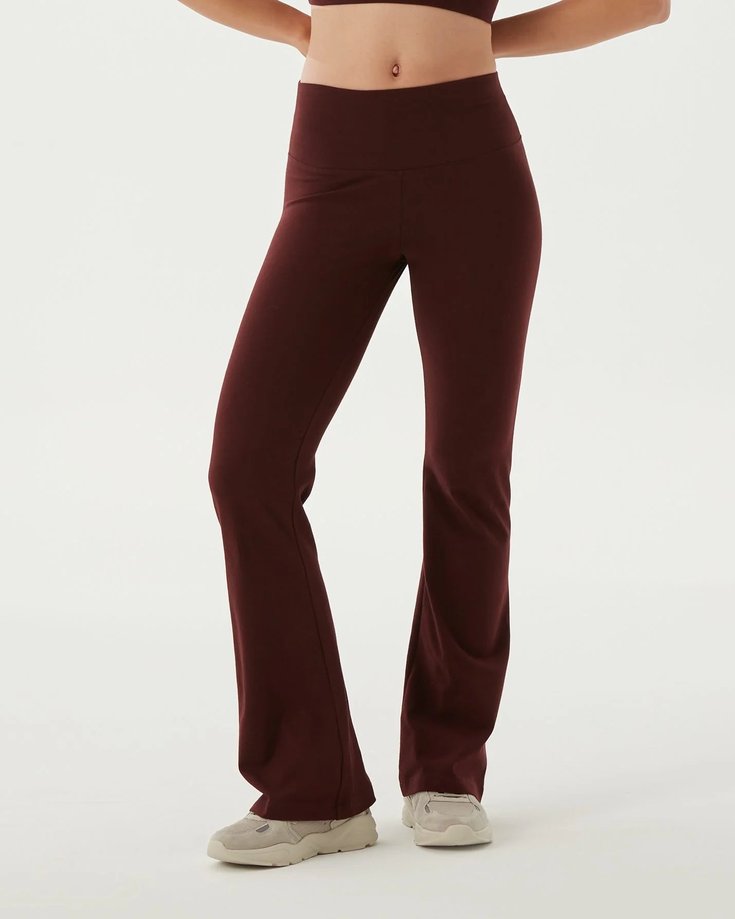 Yoga Pants ⫷⫸ Wide Bottom Leggings with Slits ⫷⫸ Organic Cotton