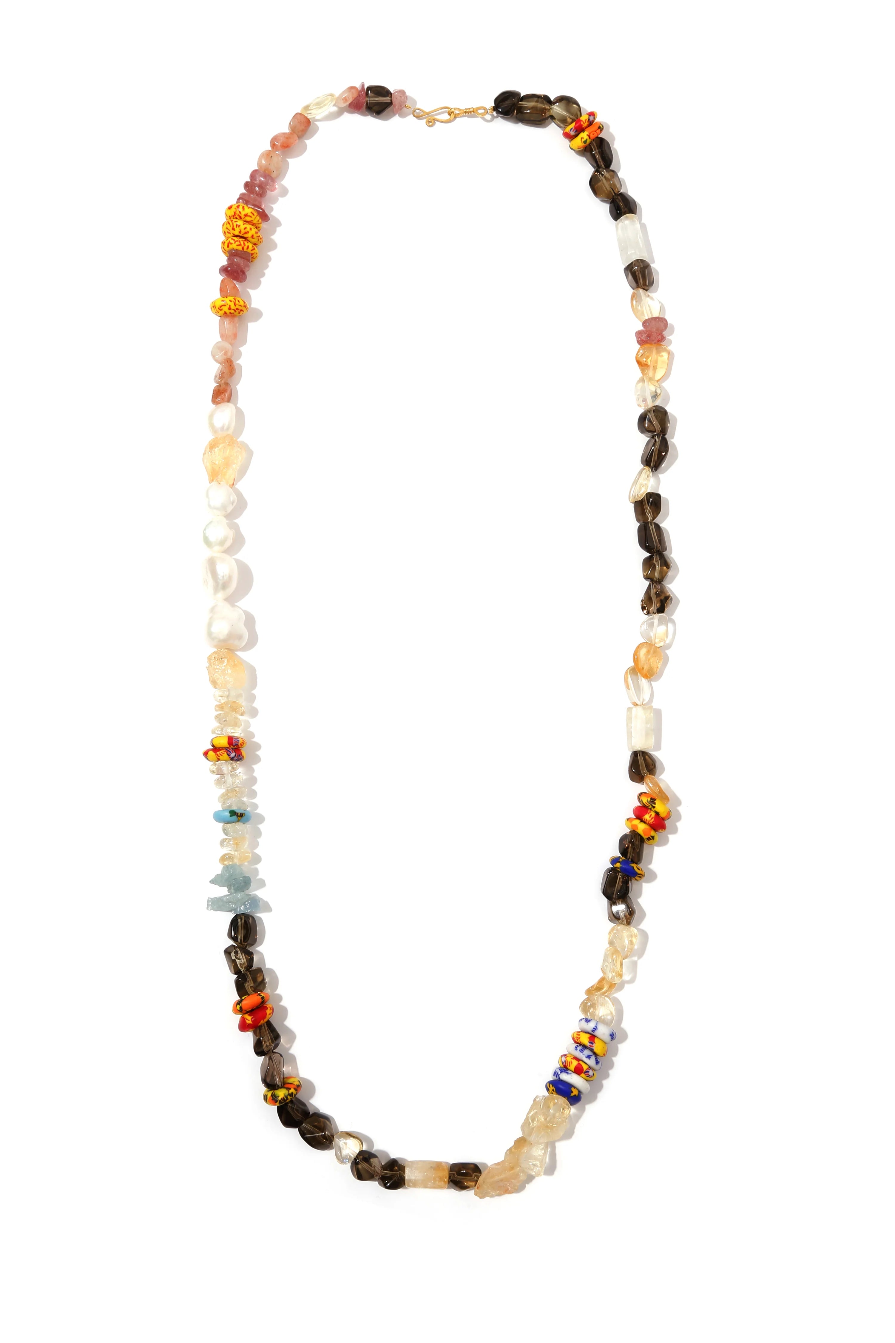 Color Series Natural Stones Gold Necklace
