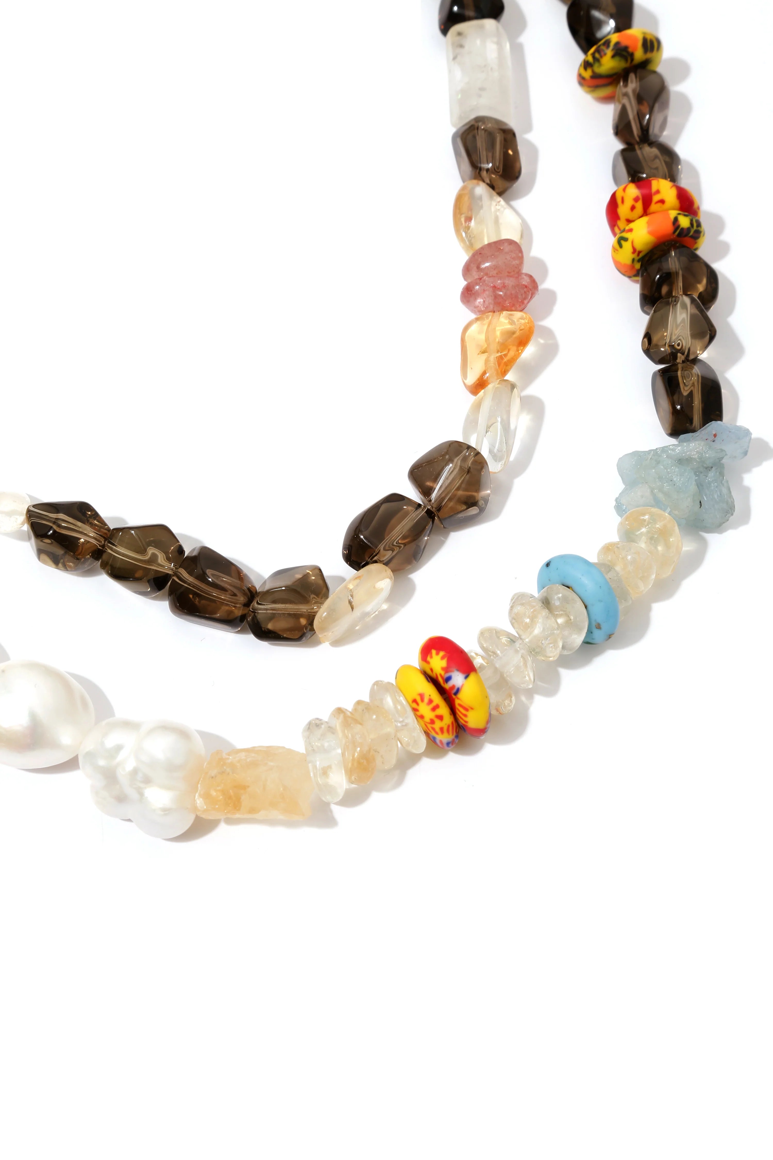Color Series Natural Stones Gold Necklace