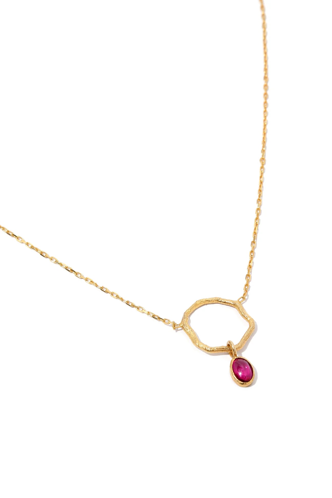 Ruby Stone Luck Necklace