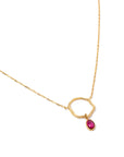 Ruby Stone Luck Necklace
