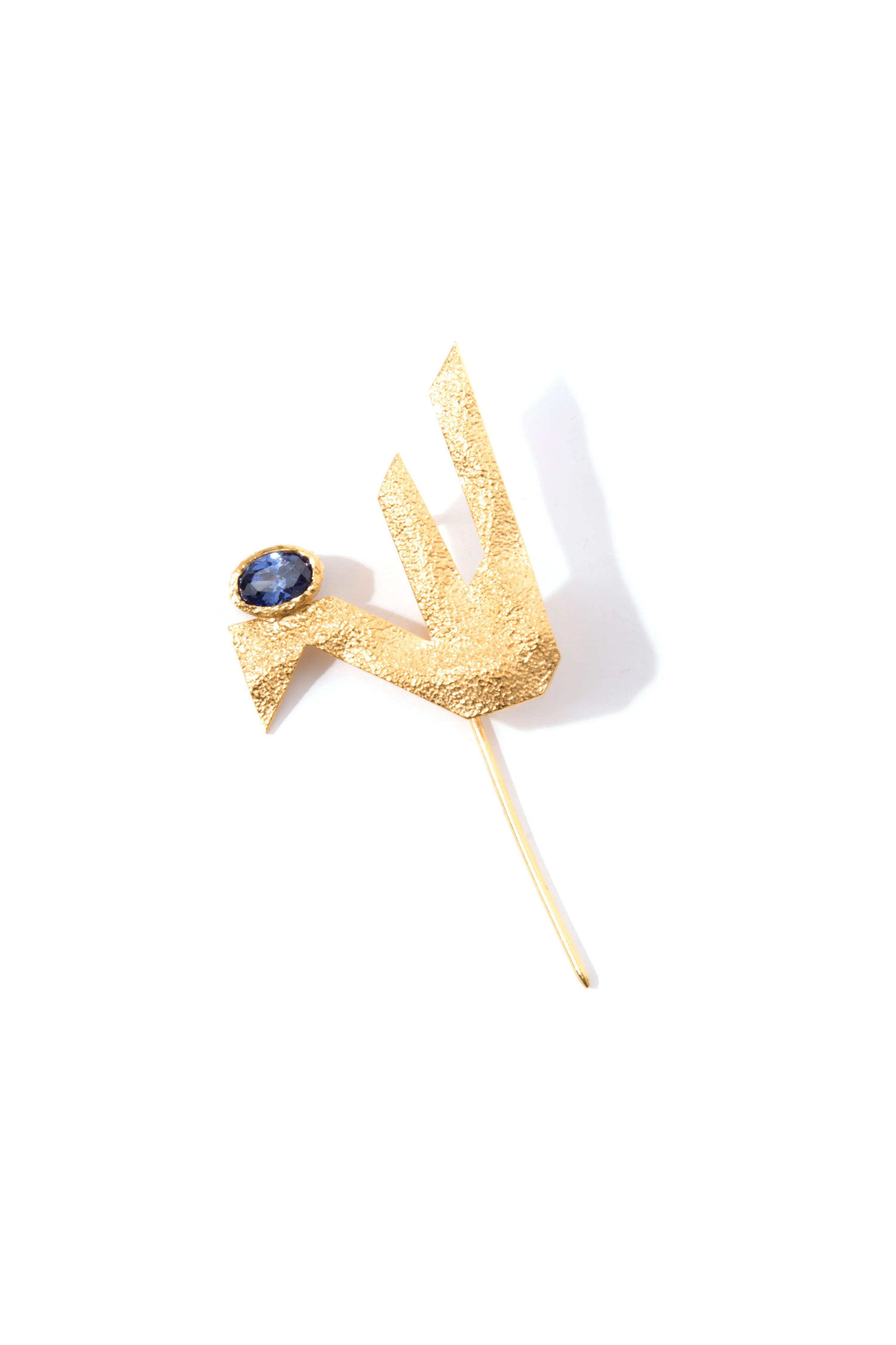 Bird Gold Brooch
