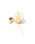 Bird Gold Brooch
