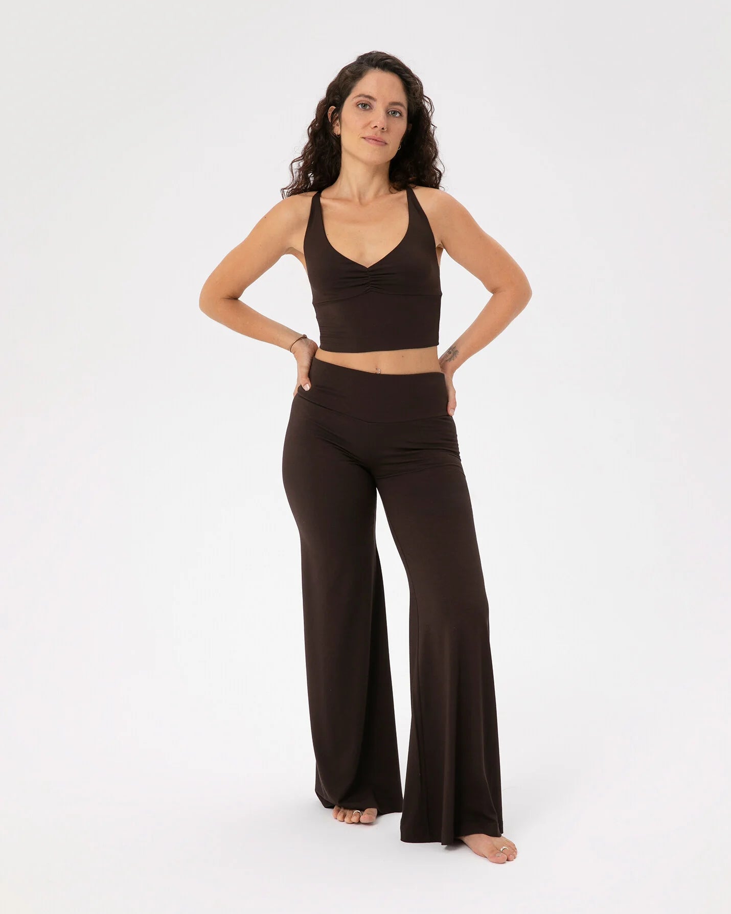 Viscose Flow Pants with Shorts