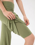 Viscose Flow Pants with Shorts