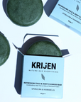 Refreshing Face & Body Cleansing Bar - Spirulina & Hamamelis