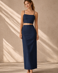 Smooth Linen Skirt