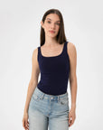 Organic Cotton Low Back Top