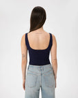 Organic Cotton Low Back Top