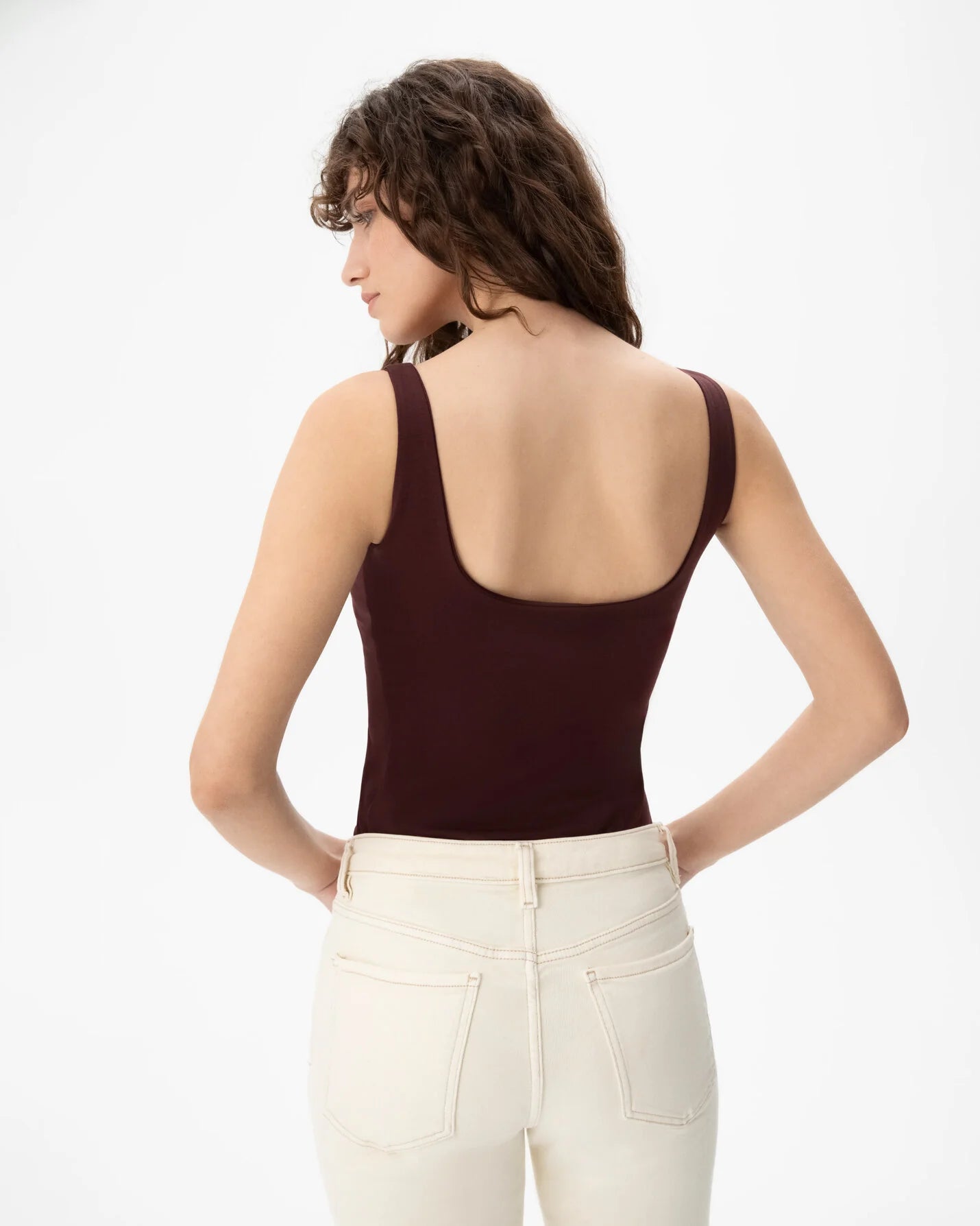 Organic Cotton Low Back Top