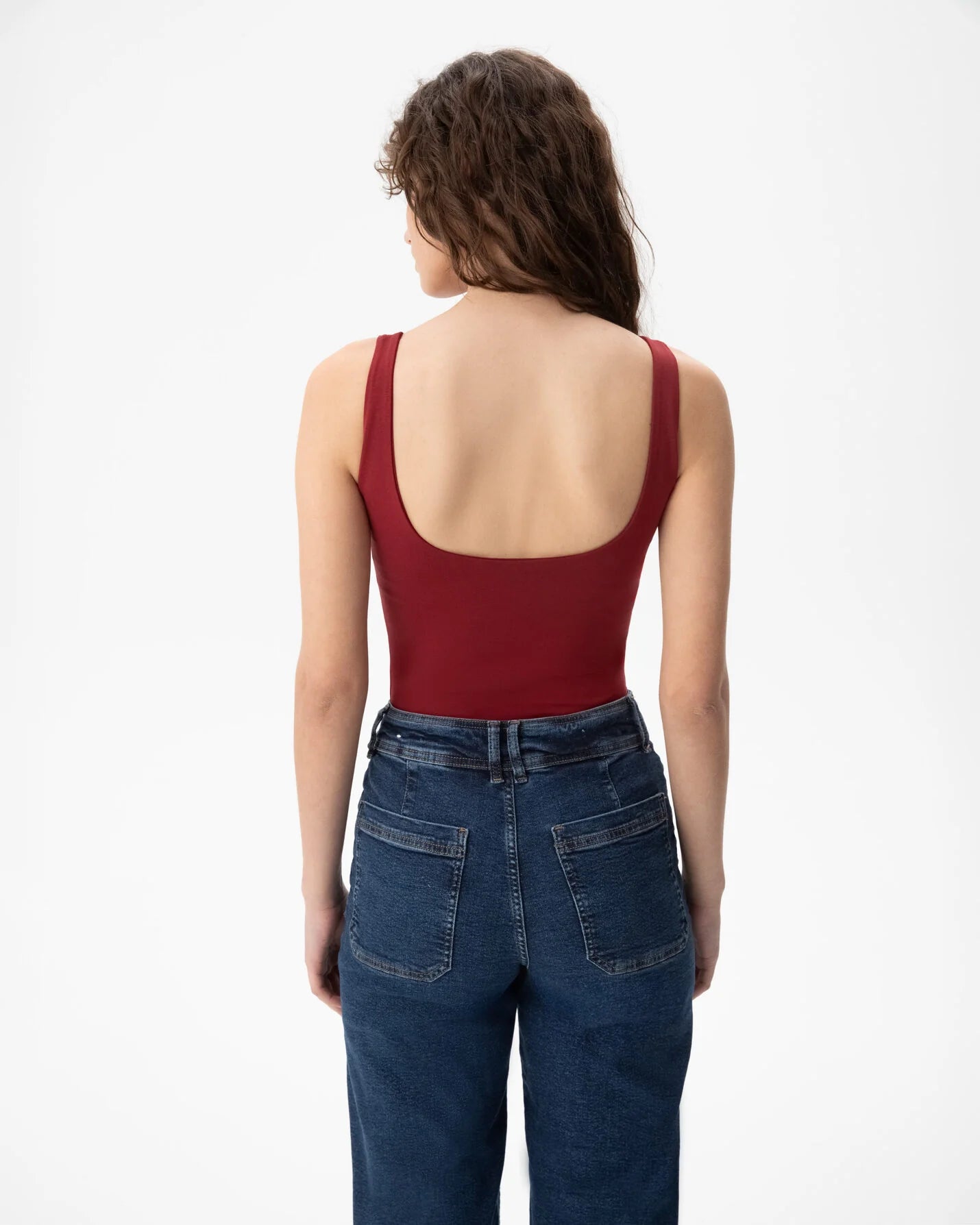 Organic Cotton Low Back Top