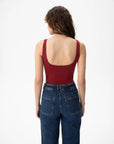 Organic Cotton Low Back Top