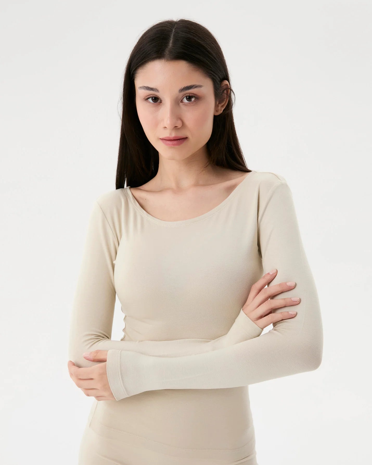 Viscose Long Sleeve Top