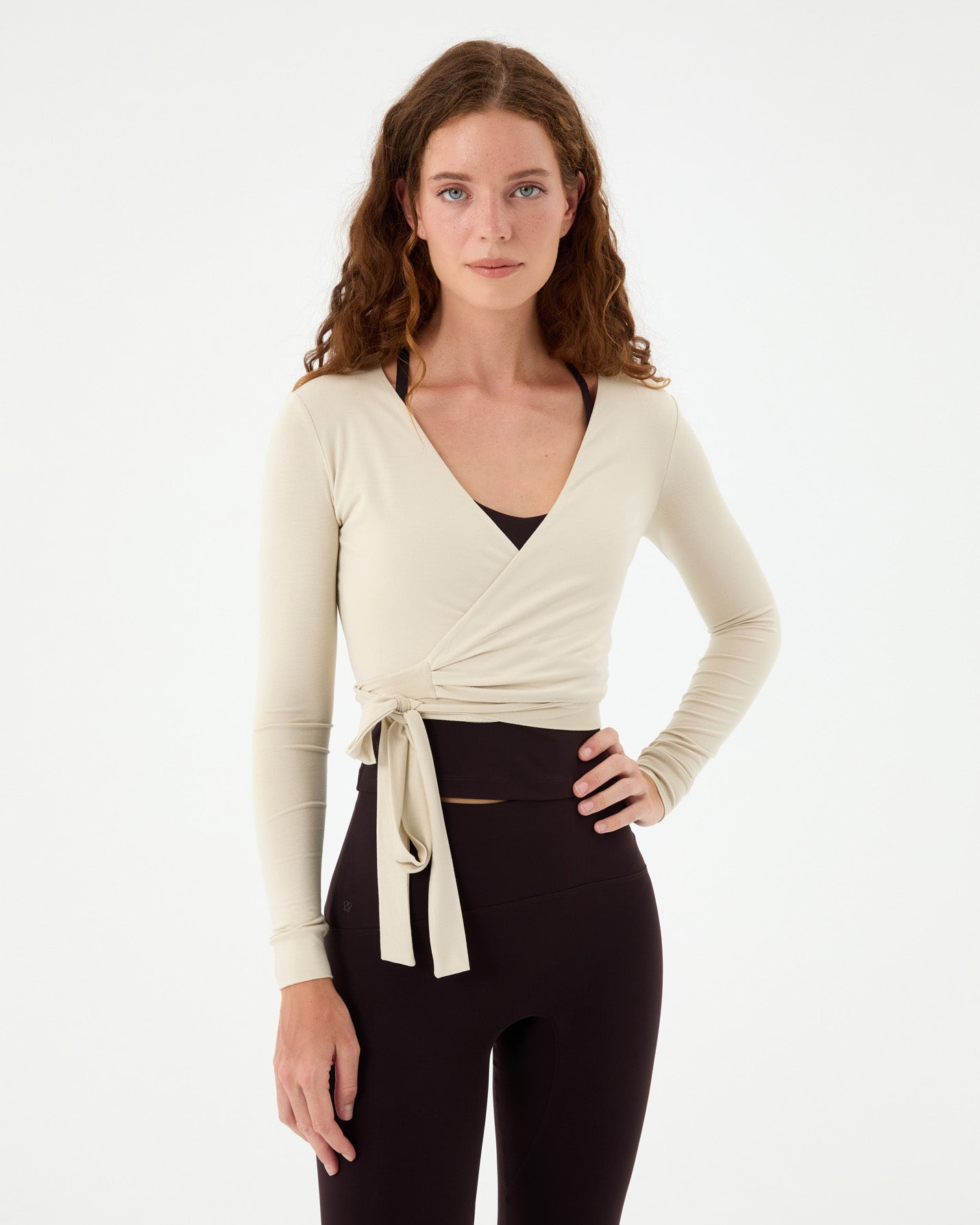 Wickelbluse aus Viskose