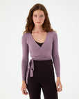 Wickelbluse aus Viskose