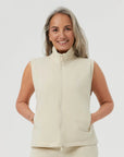 Organic Cotton High Collar Vest
