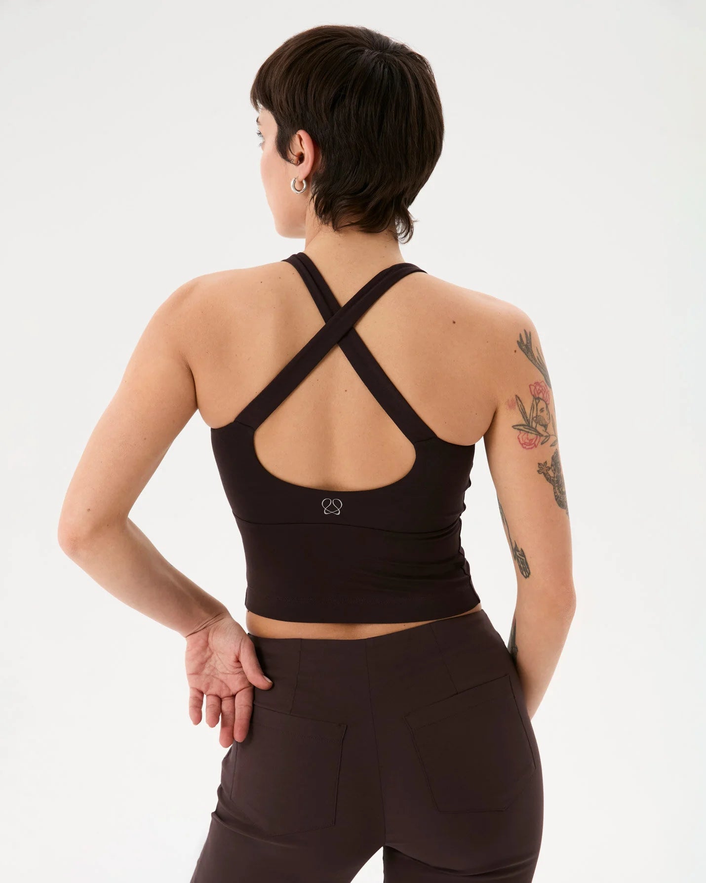 Viscose Halter Crop Top