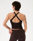 Viscose Halter Crop Top