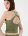 Viscose Halter Crop Top