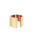 Two Worlds Apart Gold Ring