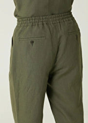 Men&#39;s Drawstring Pants in Khaki