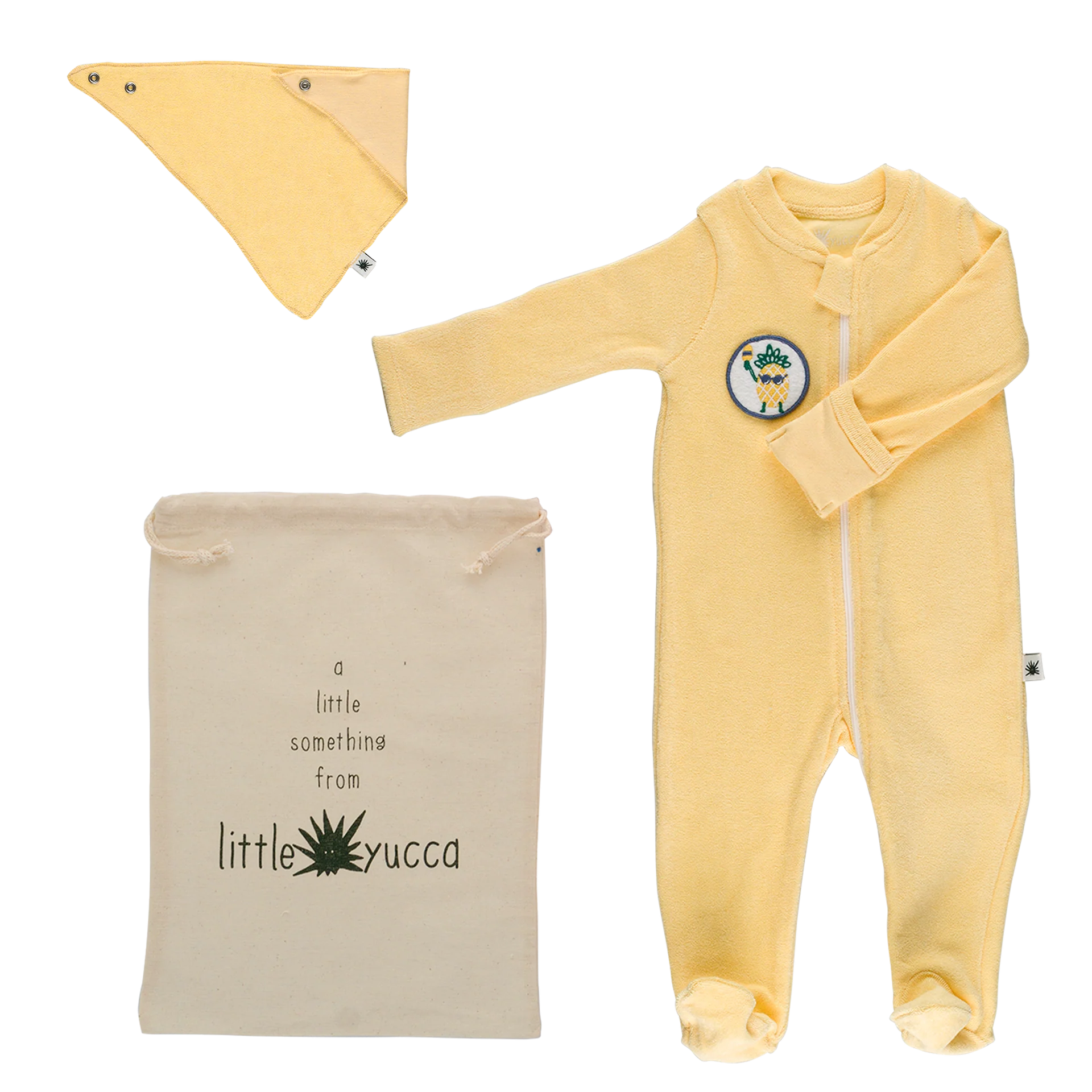 &quot;Welcome&quot; Terry Towel Organic Cotton Baby Set Mini