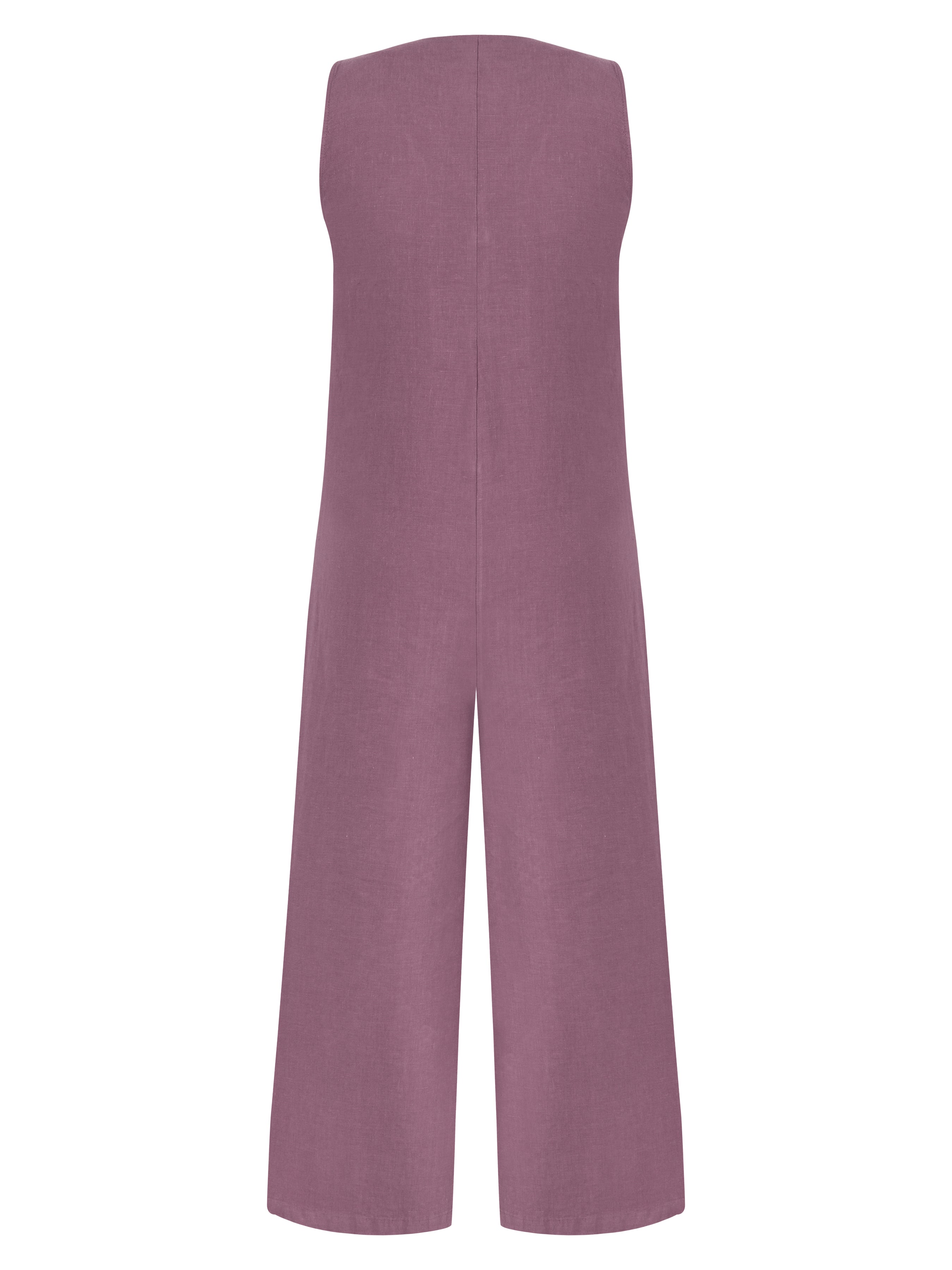 By The Lake Maggiore Linen Jumpsuit