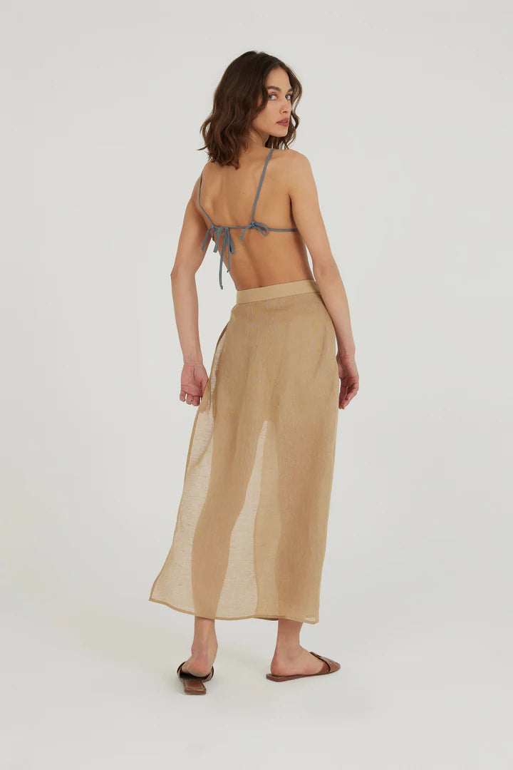 Reminiscence Linen Skirt