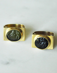 Intaglio Square Ring