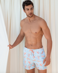 Positano Recycled Swim Short  - Lobster