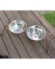 Copper Stainless Steel Food Bowl Kit