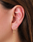 Roher Clip-Ohrring I